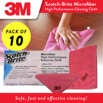 Qoo10 - 3M Scotch-Brite Microfiber High Performance Cleaning Cloth