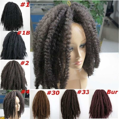 Qoo10 3packs Afro Kinky Twist Marley Synthetic Braiding Hair