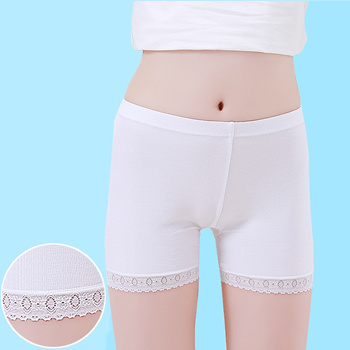 Qoo10 - 3pcs/lot Puberty Young Girls Anti Emptied Safety Pants