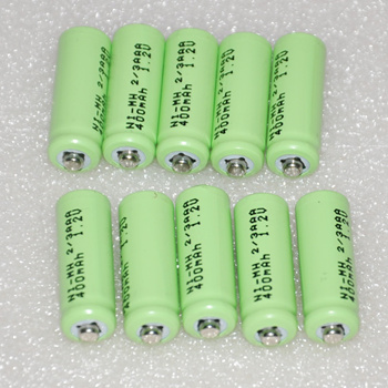 Source Batterie rechargeable Ni-MH ni mh 2/3 aaa 400mah 1.2V