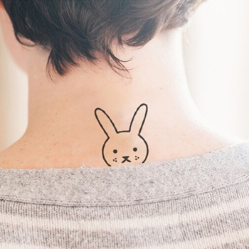 Pin by Brittany on Tattoo Ideas | Bunny tattoos, Rabbit tattoos, Cute  animal tattoos