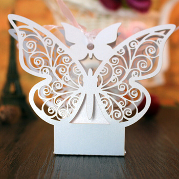 Qoo10 - 50 Pcs Candy Box Wedding Gift Bag paper Butterfly Decorations for  Wedd : Household & Bedd