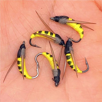 Qoo10 - 5Pcs/Box #6 Nymph Scud Fly For Trout Fishing Artificial Insect Bait  L : Sports Equipment