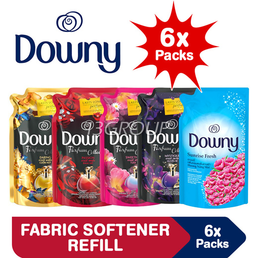 Qoo10 - 6x PACKS ★ Downy Fabric Softener Conditioner Refill Pack 1.3L-1 ...