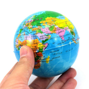 7.5cm  Weltkugel Earth Erde Globus Globe Ball Wasserball Spielze AM 