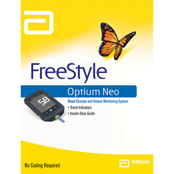 freestyle optium h glucometer