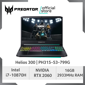 Acer Predator Helios 300 Intel Core i7 10th Gen 10870H - (16 GB/2