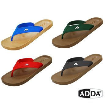 Buy ADDA Men's Synthetic Slippers (Black/White, Numeric_9) at Amazon.in-tuongthan.vn