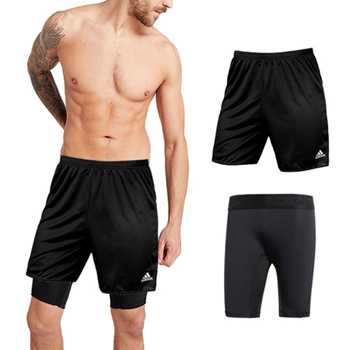 Qoo10 - Adidas Men's Leggings Shorts Set Fitness Crossfit : Sportswear