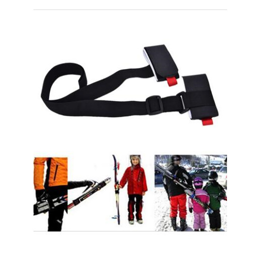 Adjustable Ski Pole Shoulder Hand Carrier Lash Handle Straps Porter Hook Loop*HO 