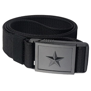 belt with star buckle