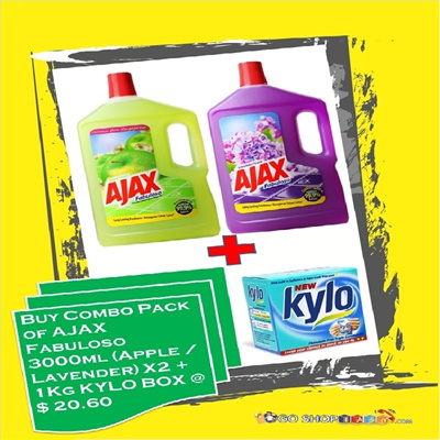 Qoo10 Ajax 3l Kylo 1kg Groceries