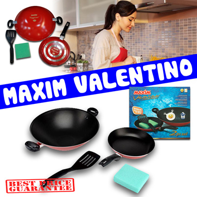 Qoo10 maxim valentino set Peralatan  Dapur