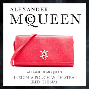 Alexander mcqueen red on sale bag