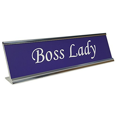 Qoo10 All Quality Boss Lady Funny Desk Plate Gag Gift For Boss