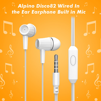 Qoo10 Alpino Disco82 Wired In the Ear Earphone Built in Mic TV