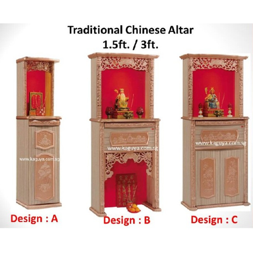 Qoo10 Altar Altar Cabinet 1 5ft 3ft Traditional Chinese Wooden Altar Furniture Deco