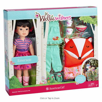 American girl welliewishers kendall 2025 doll & accessory set