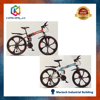 Qoo10 Amin Six Blade Wheel Folding Bicycle Sports Equipment