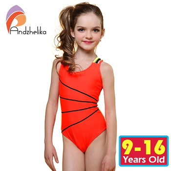 Cheap Andzhelika One Piece Swimwear Women Swimsuit Solid Beach Plus Size  Bodysuits Vintage Bathing Suits