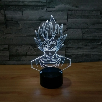 dragon ball 3d lamp