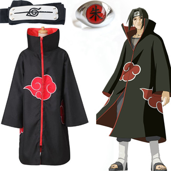 Qoo10 - Naruto Akatsuki Cosplay Costume Akatsuki Cloak Hawk Snake
