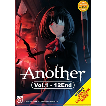 DVD ANIME ANOTHER Vol.1-12 End + OVA + Live Action ENGLISH VERSION