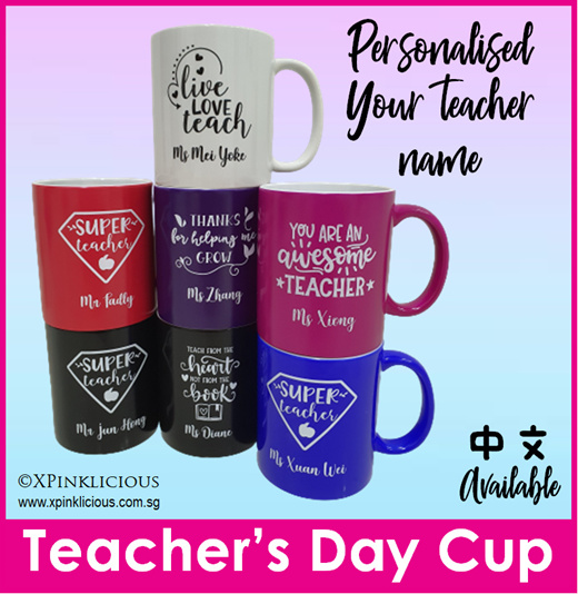 Qoo10 - Teachers Day Cup / Couple Gift / Customised Name Print Mug ...