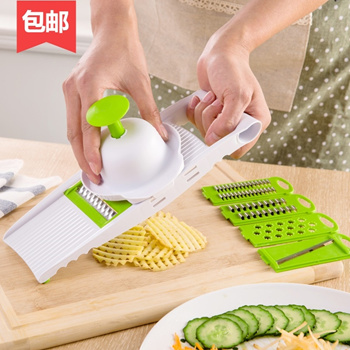 Qoo10 - Household potato slicer cleaning thin-cut potato chips cutting  artifac : Kitchen & Dining