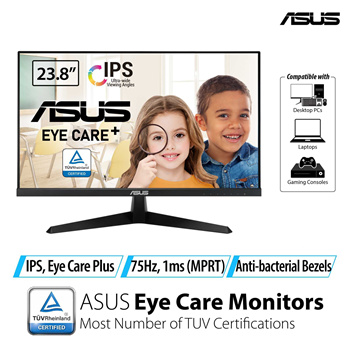 Qoo10 - ASUS VY249HE Eye Care Monitor–23.8 inch FHD (1920 x 1080