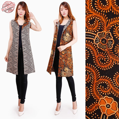 550+ Model Blazer Batik Wanita Gratis Terbaik