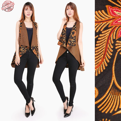 550+ Model Blazer Batik Wanita Gratis Terbaik