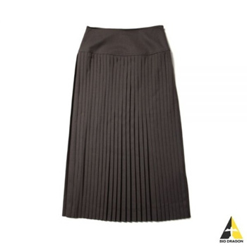 [517,400원]AURALEE 오라리 SUPER FINE TROPICAL WOOL PLEATED SKIRT (A22AS04TW TOP  BROW