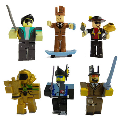 Authentic 6pcsset 7cm Pvc Roblox Action Figure Toy Game Figuras Roblox Boys Cartoon Collection Orna - authentic roblox