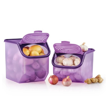 NEW Tupperware Smart Potato and Onion/Garlic Keeper Set! LIMITED