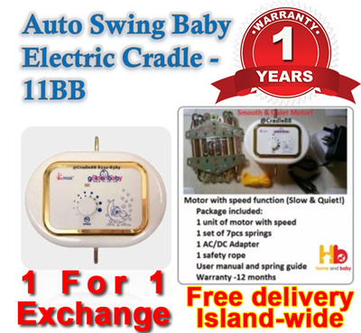 Qoo10 Auto Swing Cradle Baby Maternity