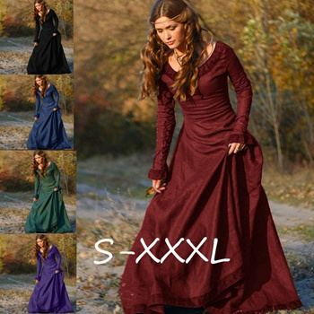 Medieval hot sale linen dress