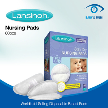 Lansinoh Disposable Breast Pads, 60pcs : Bath & Beauty fast delivery by App  or Online