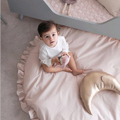 Qoo10 Baby Play Mats Soft Cotton Crawling Mat Girls Boys Game