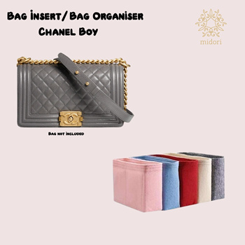 Qoo10 - Bag Organiser Bag Insert For Chanel Boy : Bag & Wallet