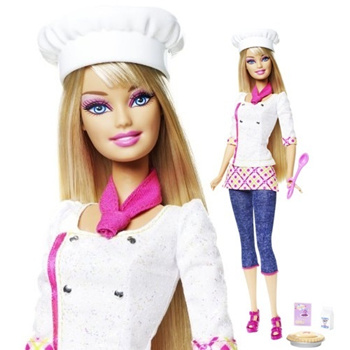 Barbie discount chef doll