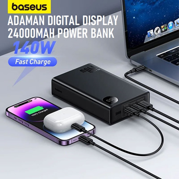 Baseus Adaman Laptop Power Bank 140W 24000mAh