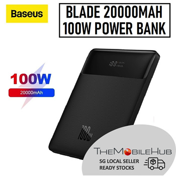 Baseus Blade Laptop Power Bank 100W 20000mAh