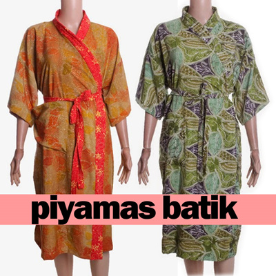 gambar  baju  kimono qoo10 batik kimono piyama  baju  wanita 