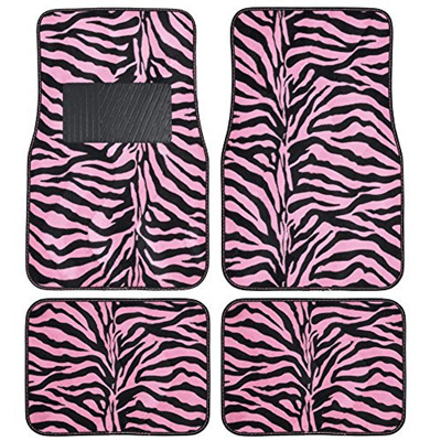 Qoo10 Bdk A Set Of 4 Universal Fit Animal Print Carpet Floor