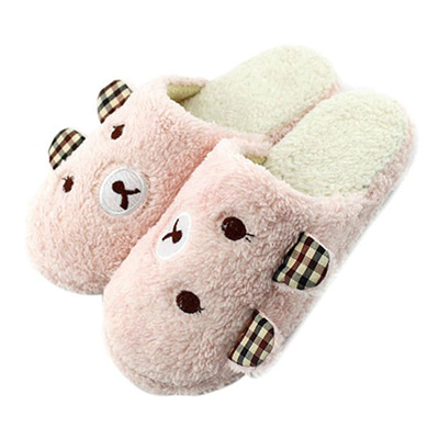 qoo10 - bear bedroom slippers | indoor house slippers | unisex