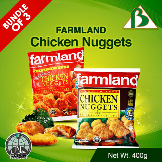 Qoo10 - [BenMart Frozen] Farmland Chicken Nugget 400g (Original / Spicy ...