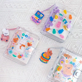 Qoo10 - Bentoy Milkjoy 90PCS Pendant Diary Book Bear Rabbit NoteBook Travel  Pl : Bag & Wallet