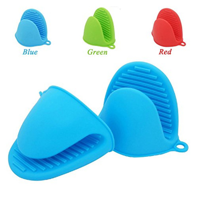 Bestga Silicone Pot Holder Mini Oven Mitt Cooking Pinch Grips Kitchen Heat Resistant Solution Cookin