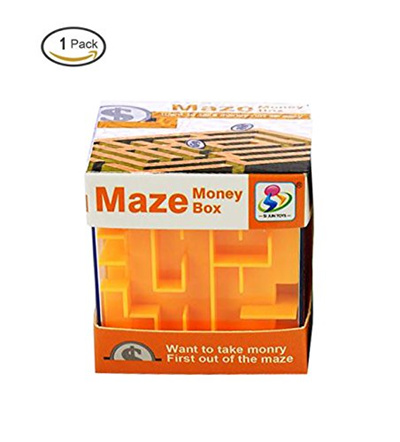 Bestsupplier 1 Pcs Money Maze Bank Money Maze Puzzle Box Fun And Inexpensive Game Challenge 3d Mag - 